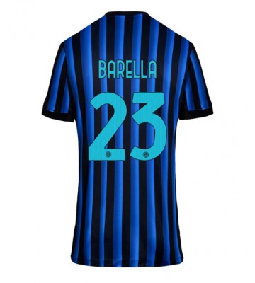 Inter Milan Nicolo Barella #23 Prima Maglia Femmina 2025-26 Manica Corta